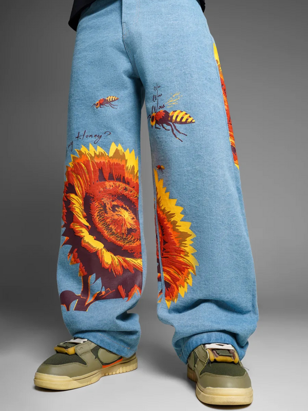 Sunflower Harmony Denim Pant